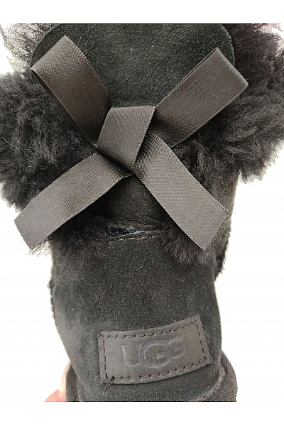 UGG Černé kotníkové válenky s kožíškem zimní Velikost EU 37 | UGG | obrázek 10