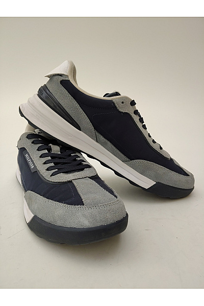 TOMMY HILFIGER Pánské tenisky T Core Mix Runner Šedé Vel. EU 45 | TOMMY HILFIGER | obrázek 5