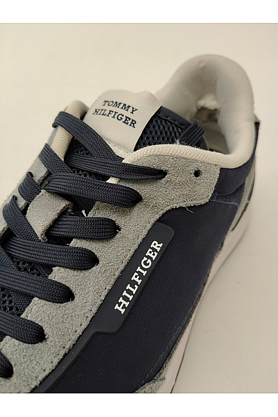 TOMMY HILFIGER Pánské tenisky T Core Mix Runner Šedé Vel. EU 45 | TOMMY HILFIGER | obrázek 8