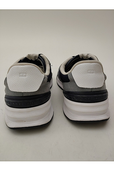 TOMMY HILFIGER Pánské tenisky T Core Mix Runner Šedé Vel. EU 45 | TOMMY HILFIGER | obrázek 10