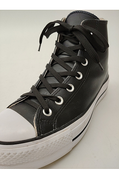 CONVERSE tenisky Chuck Taylor All Star Lift Platform Leather Hi Černé Velikost 41 | CONVERSE | obrázek 7