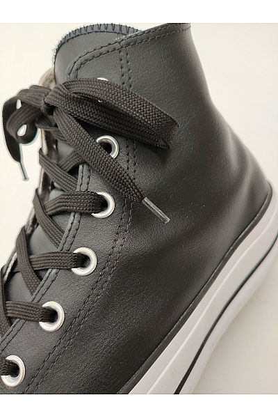 CONVERSE tenisky Chuck Taylor All Star Lift Platform Leather Hi Černé Velikost 41 | CONVERSE | obrázek 8