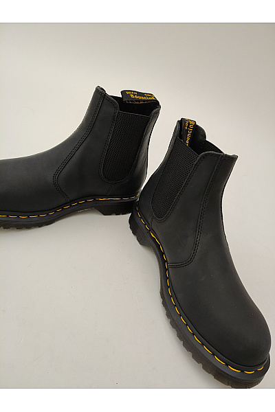 Dr.Martens Černé pánské kožené kotníkové chelsea boty Velikost EU 41 | Dr.Martens | obrázek 10