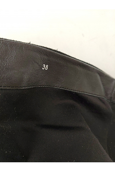 Černé vysoké kozačky na platformě podzimní zimní Velikost EU 38 | Unimoda | obrázek 10