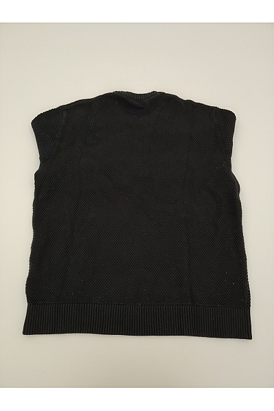 SELECTED Černý bavlněný pletený pulovr oversized Vel. XXL | SELECTED | obrázek 6
