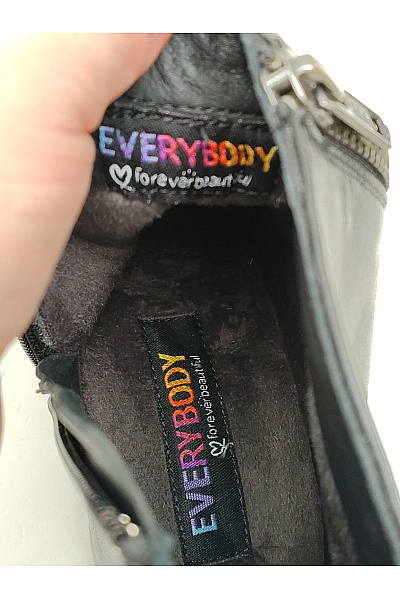 Everybody Černé kotníkové boty na zip s kulatou špičkou Velikost EU 38 | Everybody | obrázek 9