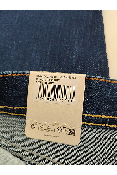 Pepe Jeans Pánské modré bavlněné džíny rovné Velikost 30 | Pepe Jeans | obrázek 8
