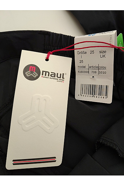 MAC Černé pánské outdoorové turistické kalhoty s páskem a kapsami Vel. DE 25 | MAC | obrázek 10