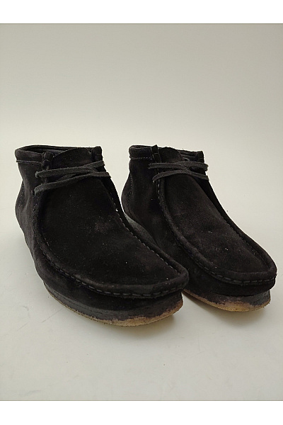 Clarks Černé kotníkové semišové mokasíny pánské vycházkové Vel. EU 42.5 | Clarks | obrázek 2
