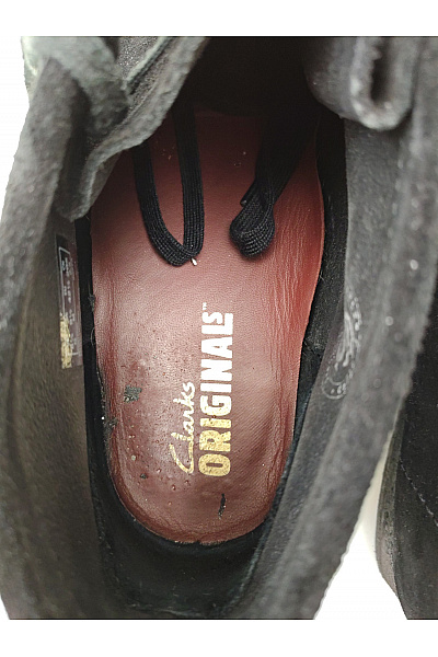 Clarks Černé kotníkové semišové mokasíny pánské vycházkové Vel. EU 42.5 | Clarks | obrázek 11