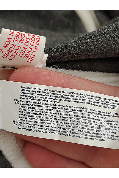 NATURANA Dámská šedá crop mikina na zip s kapucí Velikost EU S | NATURANA | obrázek 8