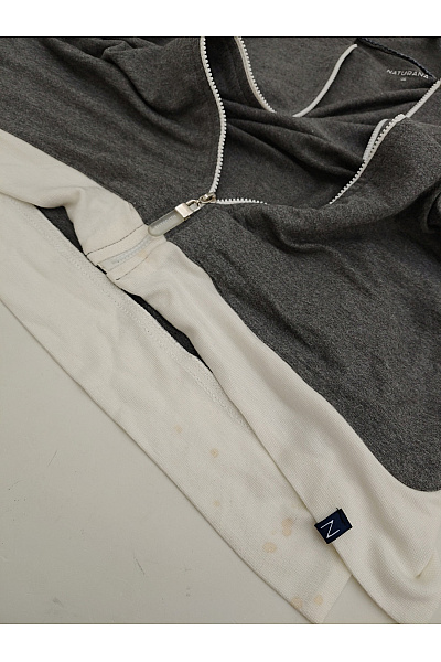 NATURANA Dámská šedá crop mikina na zip s kapucí Velikost EU S | NATURANA | obrázek 9