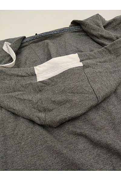 NATURANA Dámská šedá crop mikina na zip s kapucí Velikost EU S | NATURANA | obrázek 10