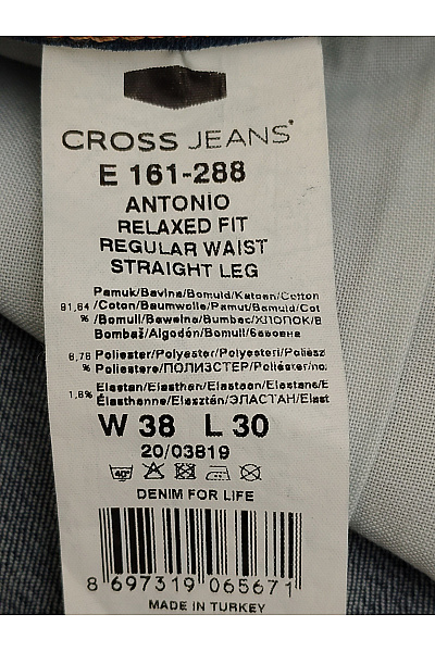 Cars Jeans Pánské bavlněné džíny rovné klasické modré | Cars Jeans | obrázek 7