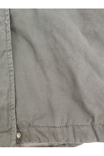 ONLY Dámská bavlněná parka s kožíškem a kapucí černá | ONLY | obrázek 3