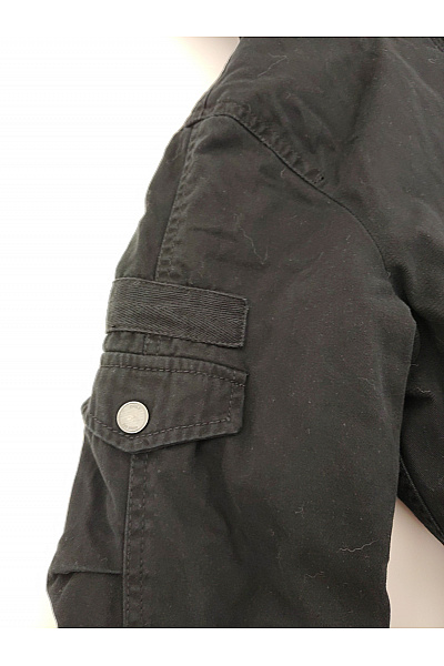 ONLY Dámská bavlněná parka s kožíškem a kapucí černá | ONLY | obrázek 4
