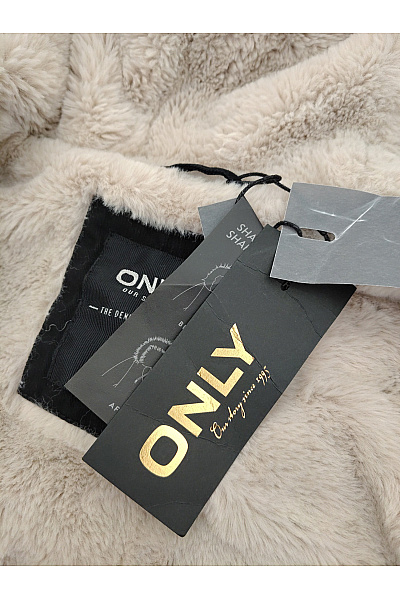 ONLY Dámská bavlněná parka s kožíškem a kapucí černá | ONLY | obrázek 8