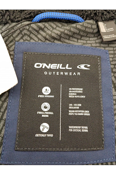 O'NEILL Modrá pánská parka s kapucí zateplená zimní outdoorová bunda Velikost S | O'NEILL | obrázek 9