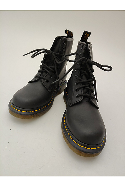 Dr.Martens Černé kožené kotníkové šněrovací boty s kulatou špičkou Velikost EU 38 | Dr.Martens | obrázek 3