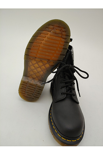 Dr.Martens Černé kožené kotníkové šněrovací boty s kulatou špičkou Velikost EU 38 | Dr.Martens | obrázek 10