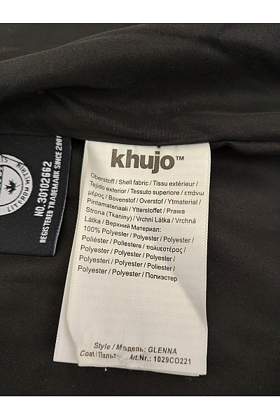 Khujo Dámský khaki dlouhý kabát s kapucí a páskem do deště Velikost L | Khujo | obrázek 10