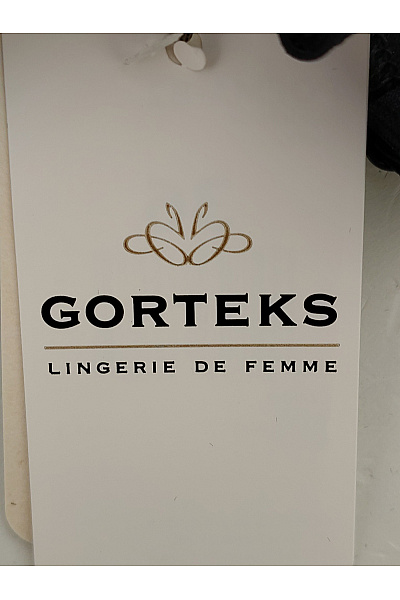 GORTEKS Černá krajková braletová podprsenka trojúhelníková | GORTEKS | obrázek 5