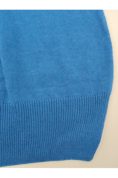 Denim culture Pánský modrý pletený pulovr basic Velikost XXL | denim culture | obrázek 3