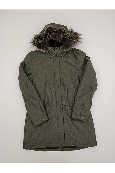 O'NEILL Dámská khaki parka s kapucí a kožíškem | O'NEILL | obrázek 2
