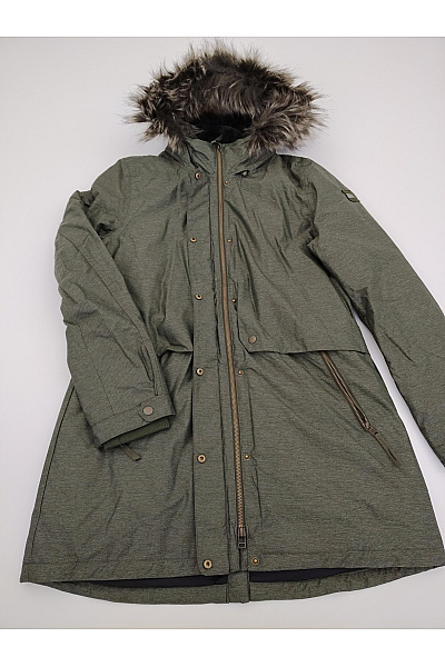 O'NEILL Dámská khaki parka s kapucí a kožíškem | O'NEILL | obrázek 5