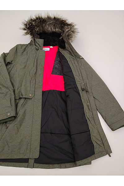 O'NEILL Dámská khaki parka s kapucí a kožíškem | O'NEILL | obrázek 6