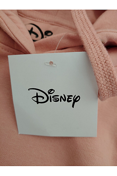 DISNEY Dívčí bavlněná mikina s kapucí a nápisem love Vel. XLG | DISNEY | obrázek 6