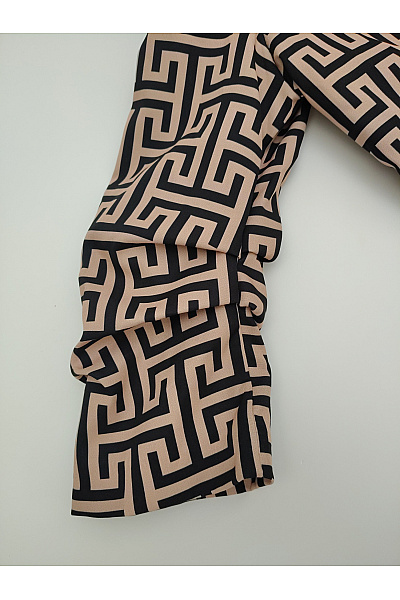 Mai Collection Černobílé vzorované sako s 3/4 rukávem Velikost M | Mai Collection | obrázek 4