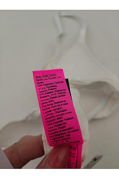 La Senza Bílá hladká push up podprsenka s kosticemi | La Senza | obrázek 6