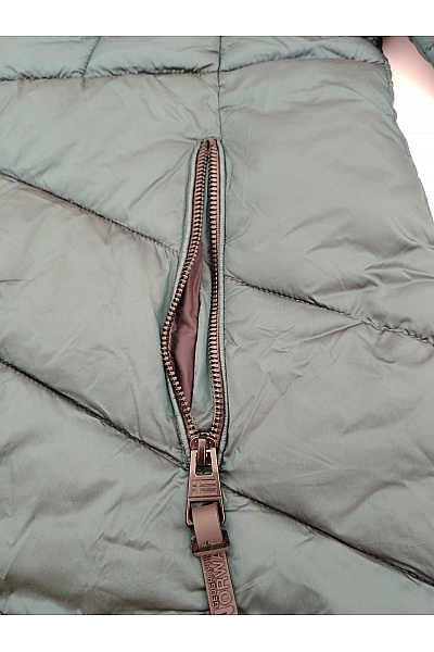 Geographical Norway Zelená prošívaná zimní bunda s kapucí Vel. EU 3/L | Geographical Norway | obrázek 5