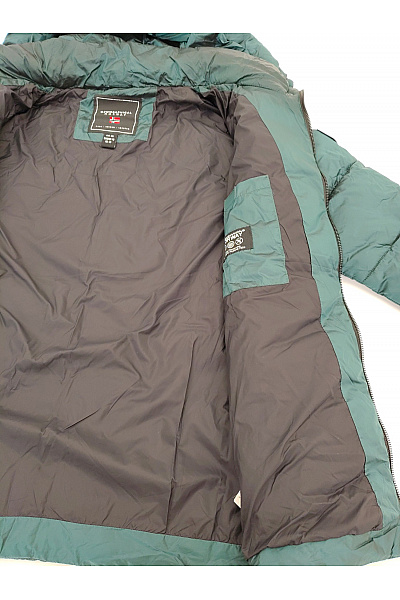 Geographical Norway Zelená prošívaná zimní bunda s kapucí Vel. EU 3/L | Geographical Norway | obrázek 10