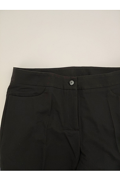 Nife Černé elegantní společenské kalhoty s puky Vel. EU 36 | Nife | obrázek 4