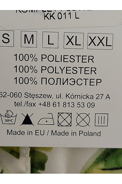 DKAREN Dámský letní komplet s tropickým vzorem Vel. L | DKAREN | obrázek 5