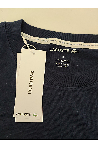 LACOSTE Pánské bavlněné tričko s krátkým rukávem a kulatým výstřihem Velikost M | LACOSTE | obrázek 5