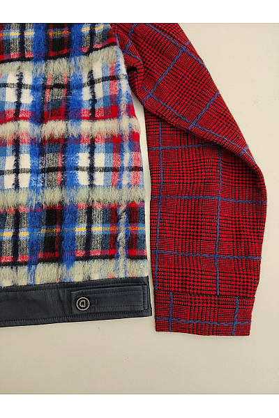DESIGUAL Barevná kostkovaná přechodová bunda krátká Vel. L | DESIGUAL | obrázek 9