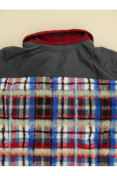 DESIGUAL Barevná kostkovaná přechodová bunda krátká Vel. L | DESIGUAL | obrázek 10