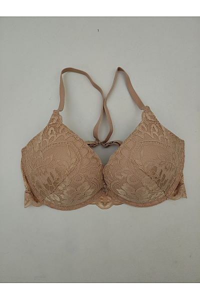La Senza Béžová krajková push up podprsenka s překříženými ramínky | La Senza | obrázek 2