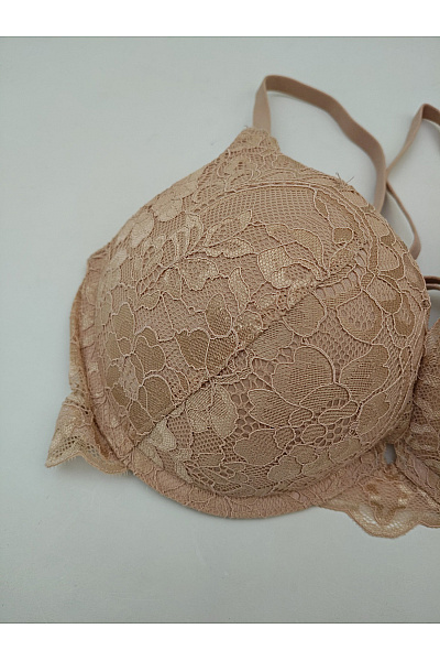 La Senza Béžová krajková push up podprsenka s překříženými ramínky | La Senza | obrázek 3
