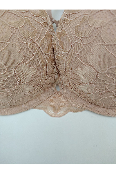 La Senza Béžová krajková push up podprsenka s překříženými ramínky | La Senza | obrázek 4