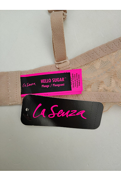 La Senza Béžová krajková push up podprsenka s překříženými ramínky | La Senza | obrázek 8