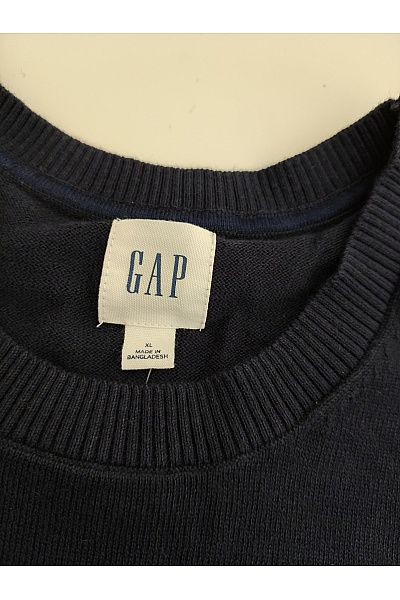 Gap Pánský bavlněný pulovr basic modrý Velikost US XL | Gap | obrázek 4