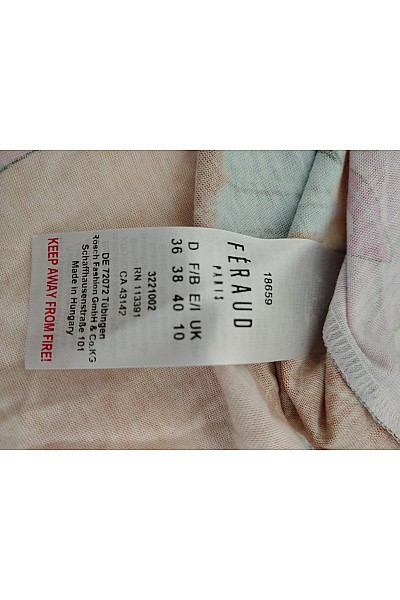 FERAUD PARIS Dámský domácí komplet s květinovým vzorem a khaki kalhotami Vel. 36 | FERAUD PARIS | obrázek 6
