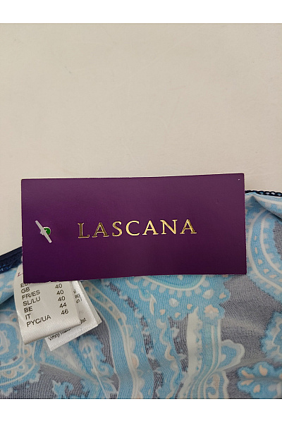Lasca Modré paisley plavkové kalhotky s vysokým pasem na zavazování | Lasca | obrázek 5