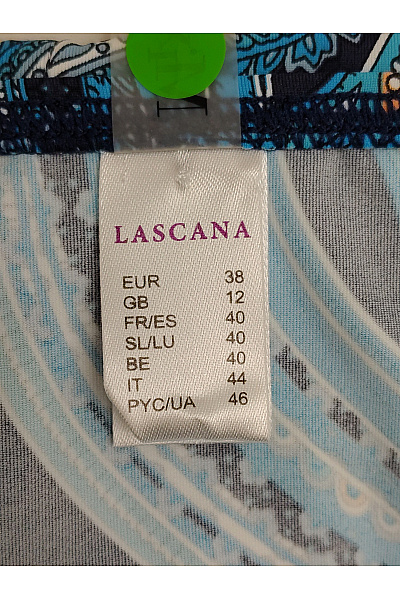 Lasca Modré paisley plavkové kalhotky s vysokým pasem na zavazování | Lasca | obrázek 6