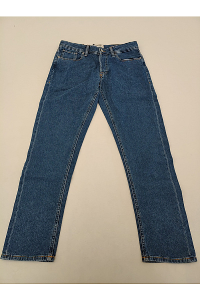 JACK & JONES Pánské modré bavlněné džíny rovné klasické Vel. W30 L32 | JACK & JONES | obrázek 2