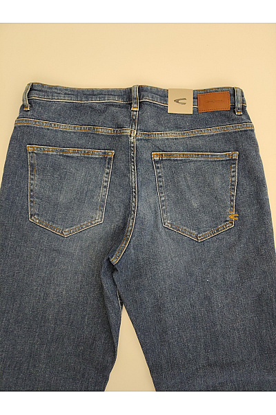 Camel active Pánské bavlněné modré džíny rovné klasické seprané Vel. 30/32 | camel active | obrázek 11